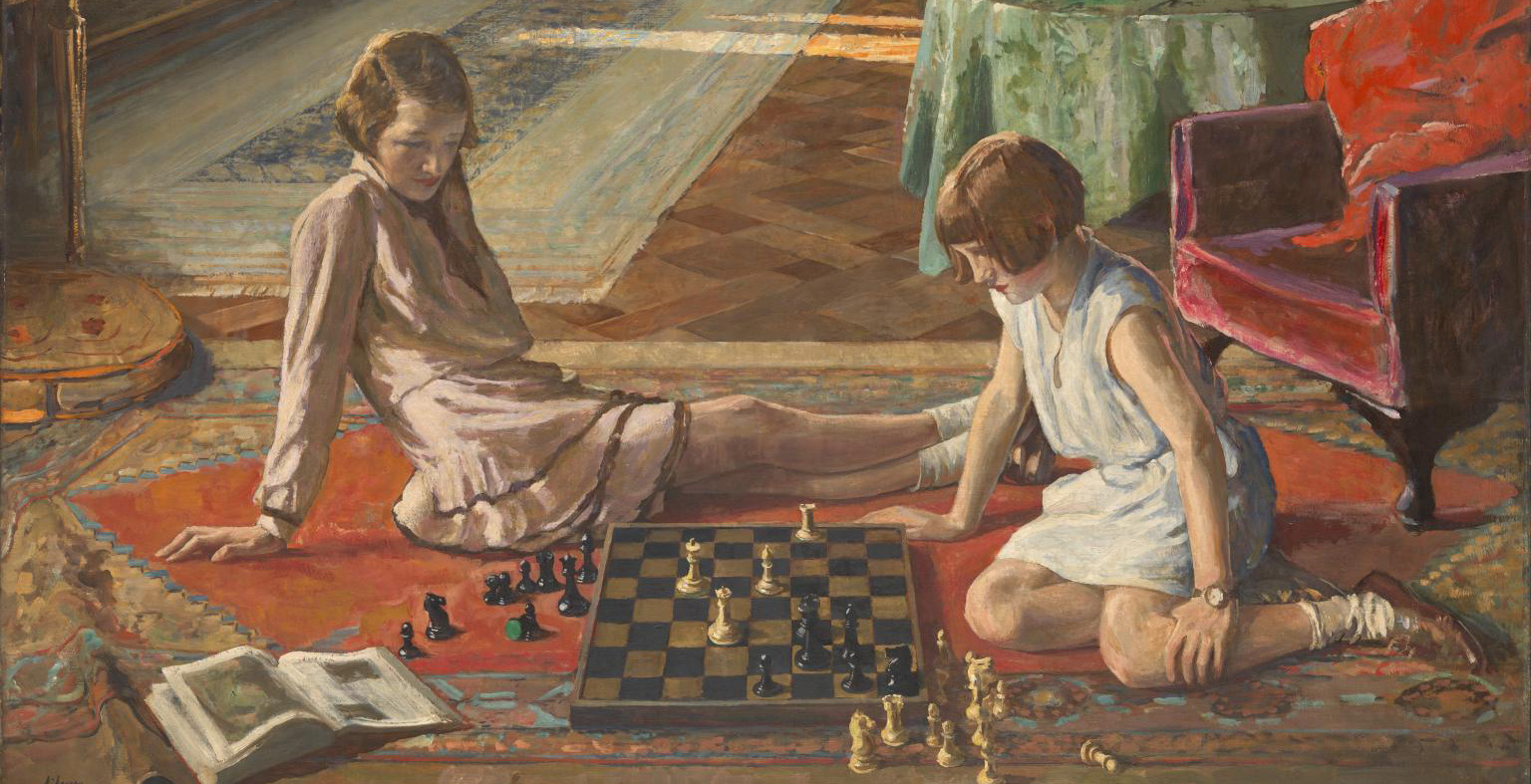 The Chess Players by Sir John Lavery